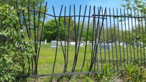 Centralia, PA - Odd Fellows Cemetery Damaged Fence