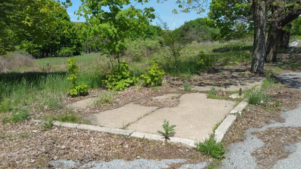 Centralia, PA - Abandoned Corner Lot and Sidewalk