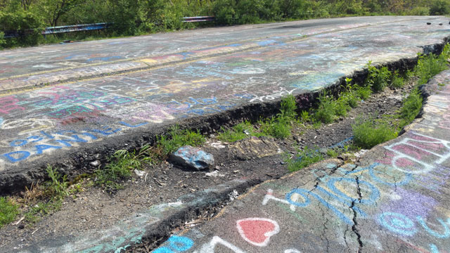 Centralia, PA - Abandoned Highway - Rt 61 - Crack