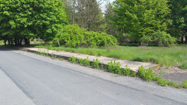 Centralia, PA - Curb on Railroad Ave