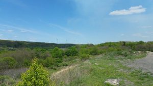 Centralia, PA - View of Windmills From Mounds Near SS Peter and Paul Orthodox Cemetery