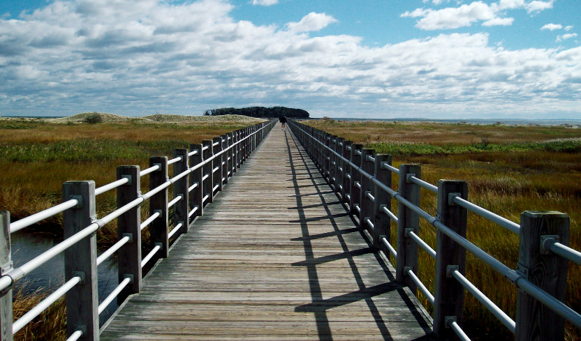 Milford, CT Boardwalk Over the Salt Marsh